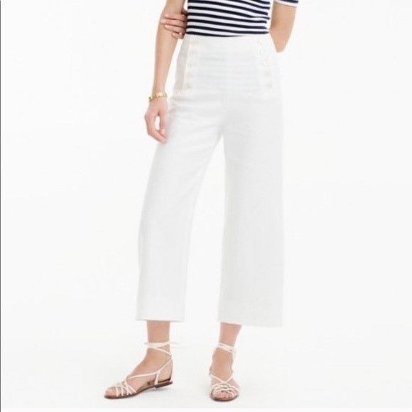 J. Crew Pants - J. Crew Sailor Pant In 100% Heavy Linen